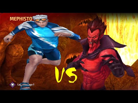 QUICKSILVER (summer days) VS MEPHISTO | QUICKSILVER WBL | MARVEL FUTURE FIGHT