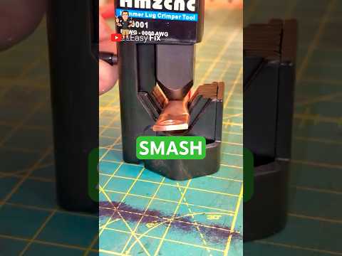 Hammer Crimping for Battery Cable Lugs Ends