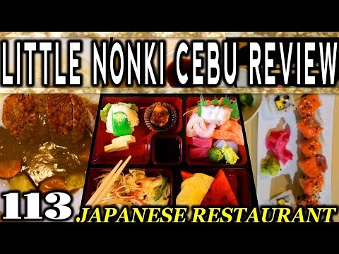 Revisão de Little Nonki | Restaurante Japonês | Parte 1 Série Cebu