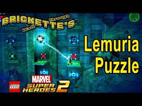 Underwater Puzzle Against Wall in Lemuria in LEGO Marvel SuperHeroes 2 for a Gold Brick 100% guides