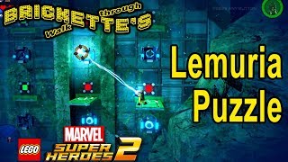 Underwater Puzzle Against Wall in Lemuria in LEGO Marvel SuperHeroes 2 for a Gold Brick 100% guides