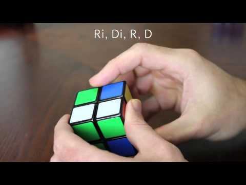 Solving a 2x2 Mini Rubik's Cube   4 Square