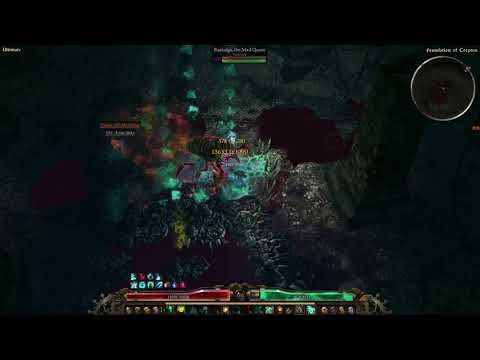 Grim Dawn 1.0.7.1 - Aether AAR Spellbinder - Mad Queen kill