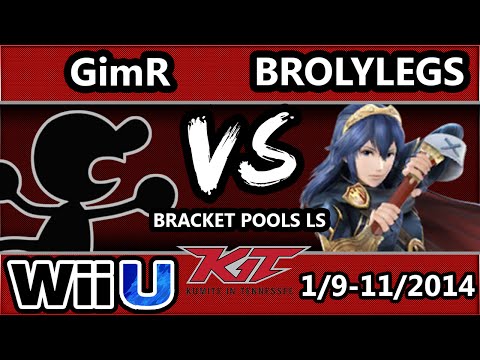 KiT 15 - VGBC | GimR (G&w Vs. GG | Brolylegs (Lucina) SSB4 Bracket Pools LS - Smash 4 Wii U
