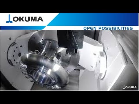 Вертикальный фрезерный пятиосевой обрабатывающий центр с ЧПУ OKUMA MU-8000V-L - Видео c Youtube №1