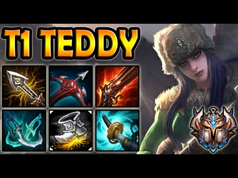 T1 Teddy CAITLYN ADC vs JHIN [ Quadrakill ] Korea Challenger ✔️