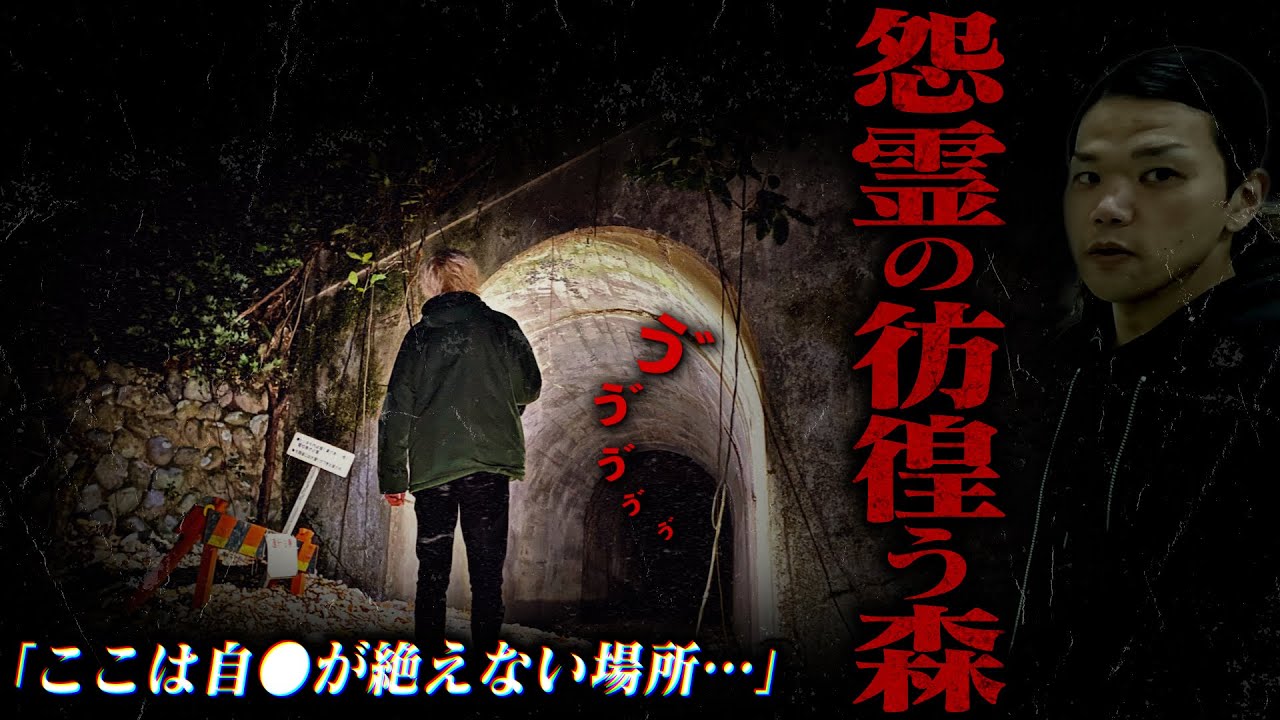 【特別版】怨霊の彷徨う森編「2度と来たくない!!」幽霊を信じていない心霊編集者と自◯が絶えない最恐スポットに行ったらとんでもない映像が撮れました。
