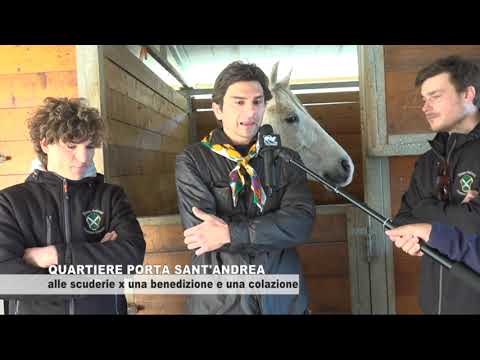 Al Quartiere di Porta Sant'Andrea per la colazione pasquale