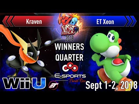 FA2018 - SSB4 TOP 16 Winners Quarter - Kraven (Greninja) VS ET Xeon (Yoshi)
