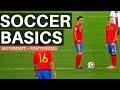 Soccer Basics For Beginners - Movement and Positioning