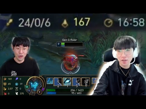RULER NOT HOLDING BACK! - Best of LoL Stream Highlights (Translated)