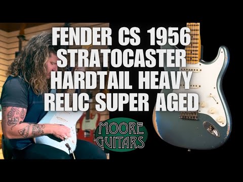 Fender Custom Shop 1956 Stratocaster Hardtail Heavy Relic Super Aged Lake Placid Blue (259) image 14