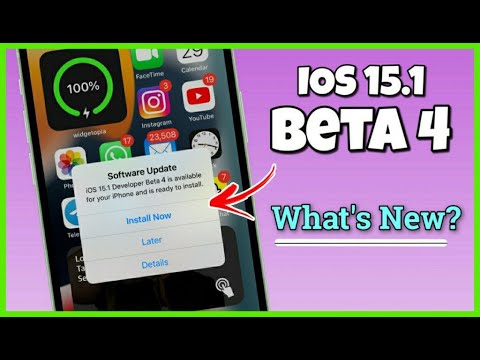 IOS 15.1 Beta 4 Released; New Features Added; IOS 15.1 Beta 4 Changes Hindi
