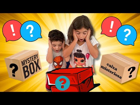 CAIXA SURPRESA MISTERIOSA COM BRINQUEDOS POP IT FIDGETS TOYS WHAT IS INSIDE THE MYSTERY BOX #shorts