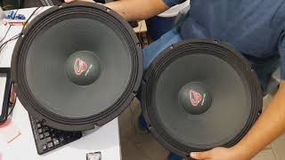 Amplificador tda2050 con 2 bocinas de 15 pulgadas ¿como medir la potencia rms