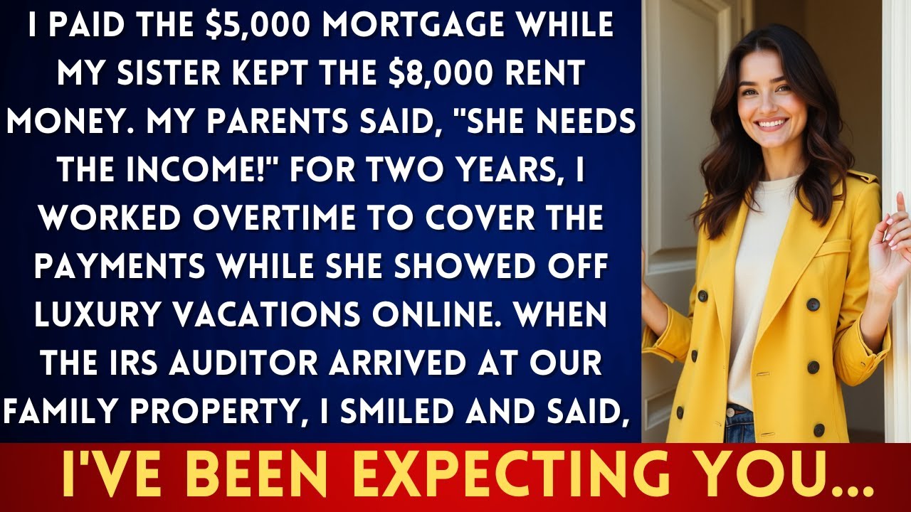 My Parents Forced Me to Pay the Mortgage While My Sister Took the Rent—Until the Audit Exposed...