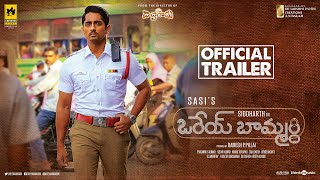 Orey Baammardhi Official Trailer  Siddharth  GV Pr