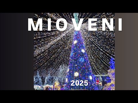 [4K][DECEMBRIE 2025] MIOVENI - ARGEȘ , ROMÂNIA 🎄TÂRGUL de CRĂCIUN 2025 ! 