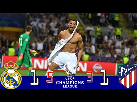 Real Madrid 5×3 Atletico Madrid | U.C.L Final 2016 | Extented Highlights & Goals