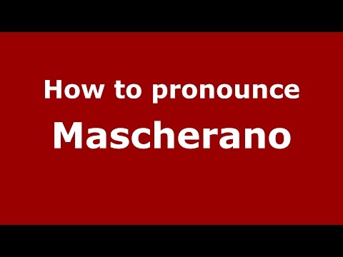 How to pronounce Mascherano (Argentine Spanish/Argentina) - PronounceNames.com