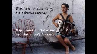 &quot;Lento&quot; Julieta Venegas (letra en español &amp; English lyrics)