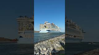 Star of the Seas sail away! #shorts #staroftheseas #cruiseship #royalcaribbean