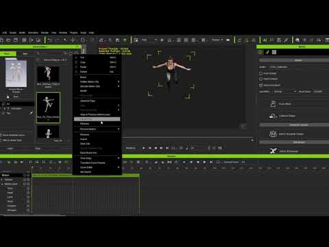 Delete a part of body motion in iClone7