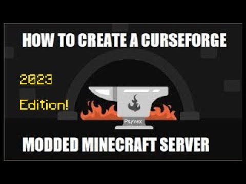 2023 Curseforge Modded Minecraft Server Tutorial // Both Manual & Automatic Setup Included