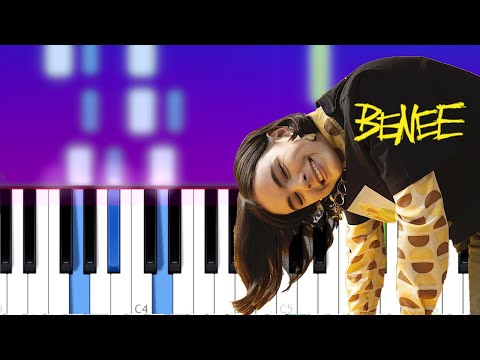 BENEE ft. Kenny Beats, Bakar - Night Garden (Piano Tutorial)