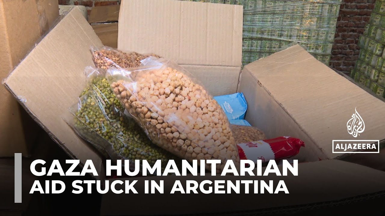 43 tonnes of aid for Gaza stuck in Argentina amid political row