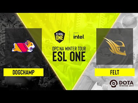 Dota2 - DogChamp vs. felt - Game 3 - DPC NA Winter Tour - ESL One
