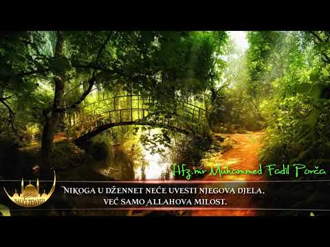 Nikoga u Džennet neće uvesti njegova djela - Hfz Dr. Muhamed Porča