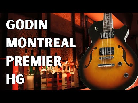 Godin Montreal Premiere 2015 - Black - Upgraded Seymour Duncan pickups! image 13