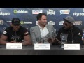 Kevin Johnson Interrupts The Press Conference To Ask Anthony Joshua Some Questions Of His Own