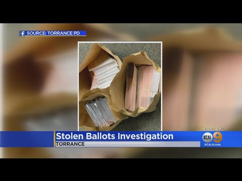 Torrance Police: More Than 300 Stolen Recall Election Ballots Found In Vehicle Of Suspect