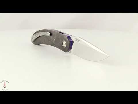 TF-4 Front Flipper with Purple Dark Matter FatCarbon (Ceramic IKBS)