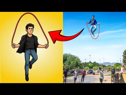 Xavier's Jump Rope Flying Magic Secret Revealed!