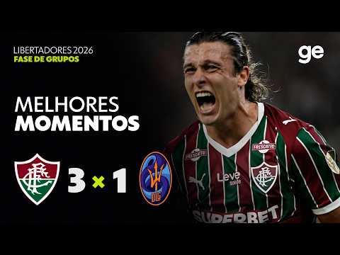 Gols e lances de Fluminense x La Guaira
