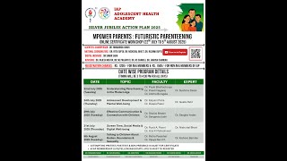 IAP AHA PARENTEENING MODULE Session 3 ON 29TH JULY 2025