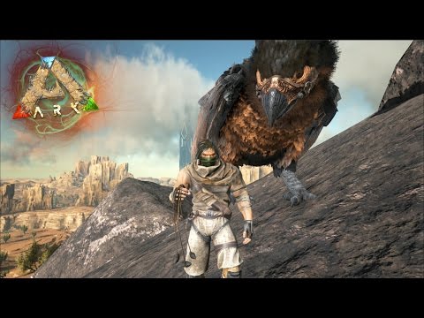 ARK SCORCHED EARTH #5 - ATACADO POR GOLEM DE PEDRA E A PRIMEIRA ÁGUIA!