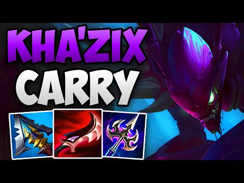 KOREAN CHALLENGER KHA'ZIX SOLO CARRIES HIS TEAM! | CHALLENGER KHA'ZIX JUNGLE GAMEPLAY | Patch 13.16