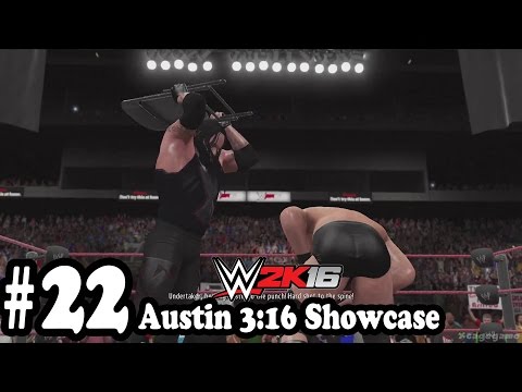 WWE 2K16 - 2K Showcase Austin 3:16 -  Gameplay Walkthrough Part 22  - Austin vs Undertaker [ HD ]