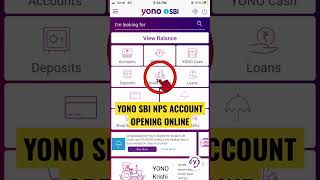 YONO SBI NPS Account Opening Online | National Pension Scheme | Open SBI NPS Account Online