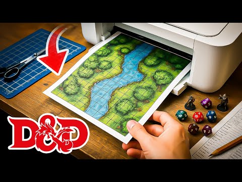 The EASIEST Way to Print Any D&D Battlemap