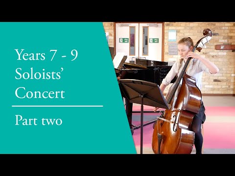Years 7 - 9 Soloists' Concert - Concert 2