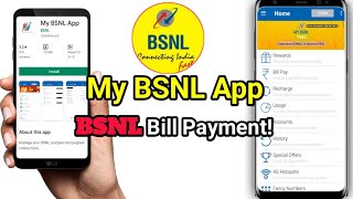 My BSNL App | How to Pay BSNL Landline Bill Online | Bsnl Telephone Bill Payment Online | BSNL