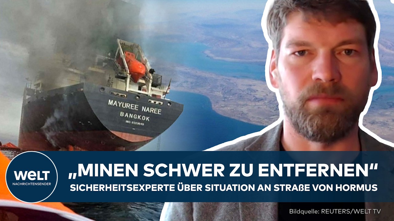 IRAN: „Minen sind schwer zu entfernen" – Sicherheitsexperte über Situation an der Straße von Hormus
