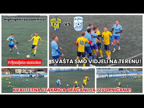 HLADNA PRIJATELJSKA UTAKMICA PUNA ČARKI U SIMIN HANU! | Bratstvo Gračanica - Drina Zvornik Vlog