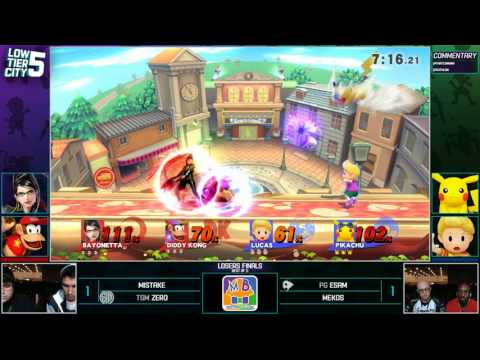 LTC 5 - Mistake + ZeRo vs ESAM + Mekos - Losers Finals Smash 4