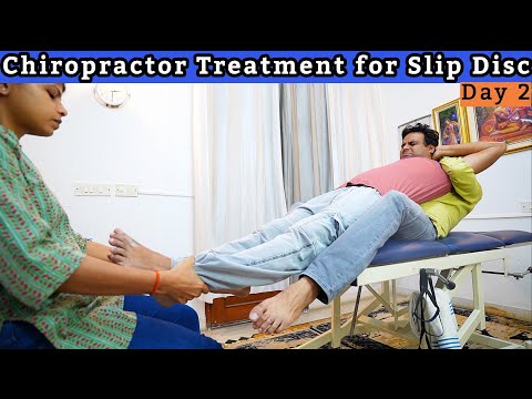 My First Session of Chiropractor Treatment for Slip Disc & Lower Back Pain | Day 2